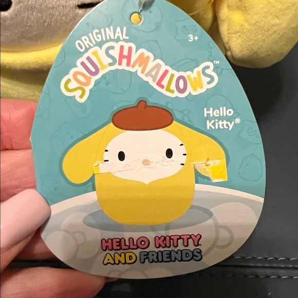 NWT, HELLO KITTY SQUISHMALLOW 8” POMPOMPURIN HOODIE - Picture 4 of 10